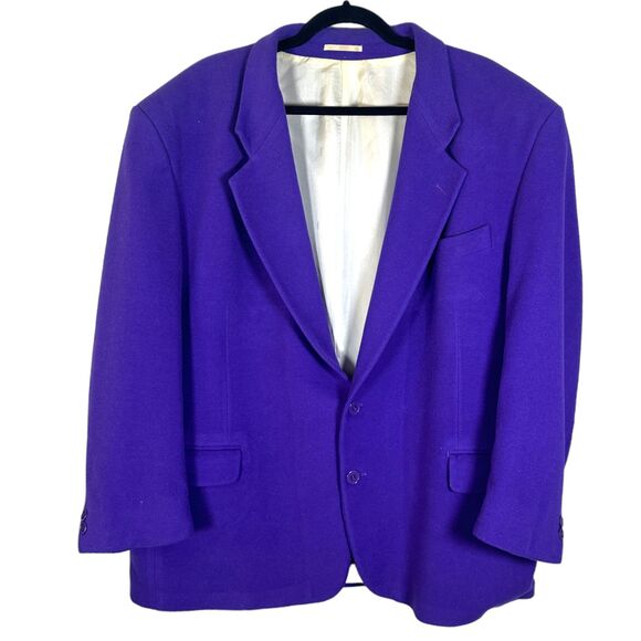 Yves Saint Laurent YSL Vintage Wool Cashmere Blazer 44R See Measurements